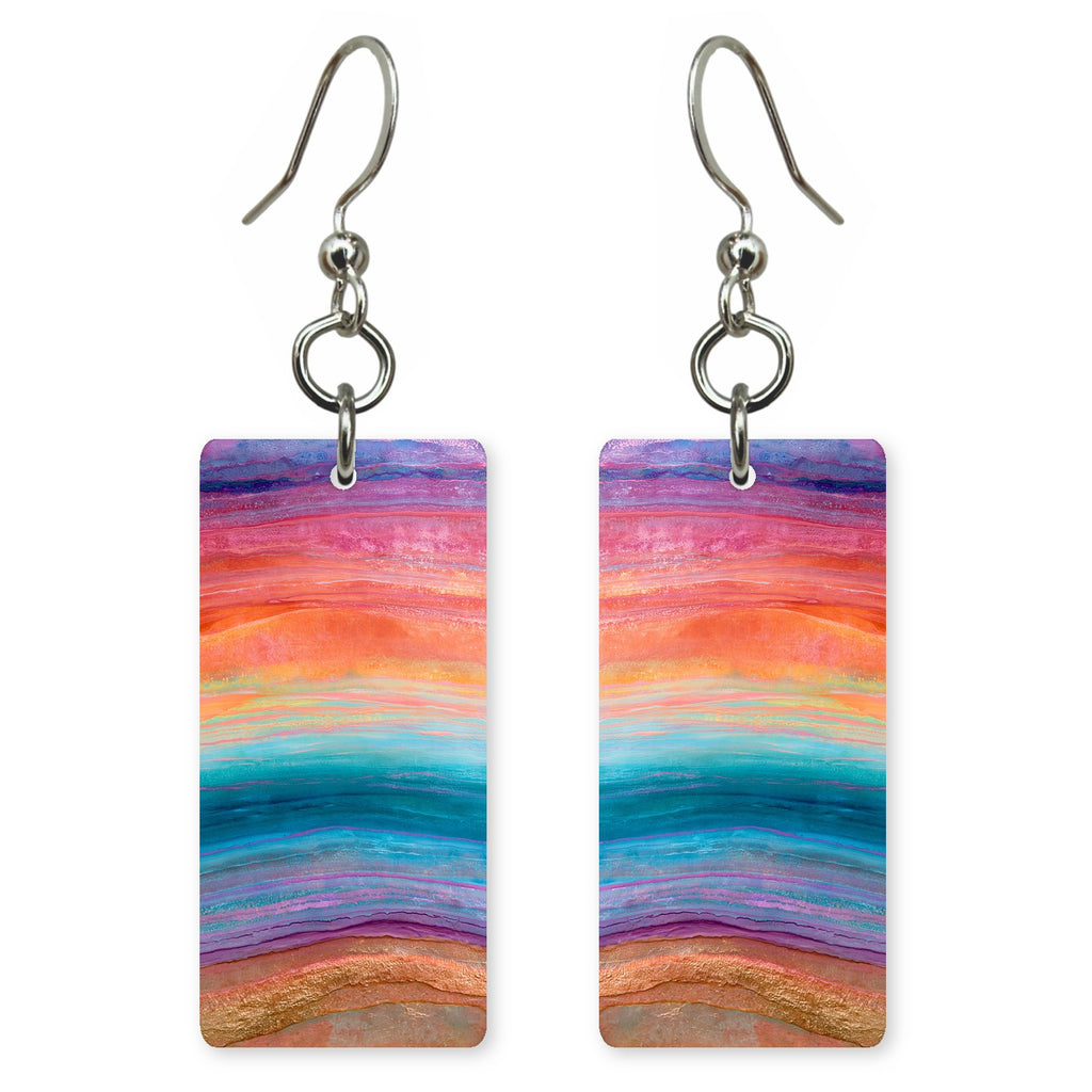 Rosewood Lilac Memory Earrings | FWX2508