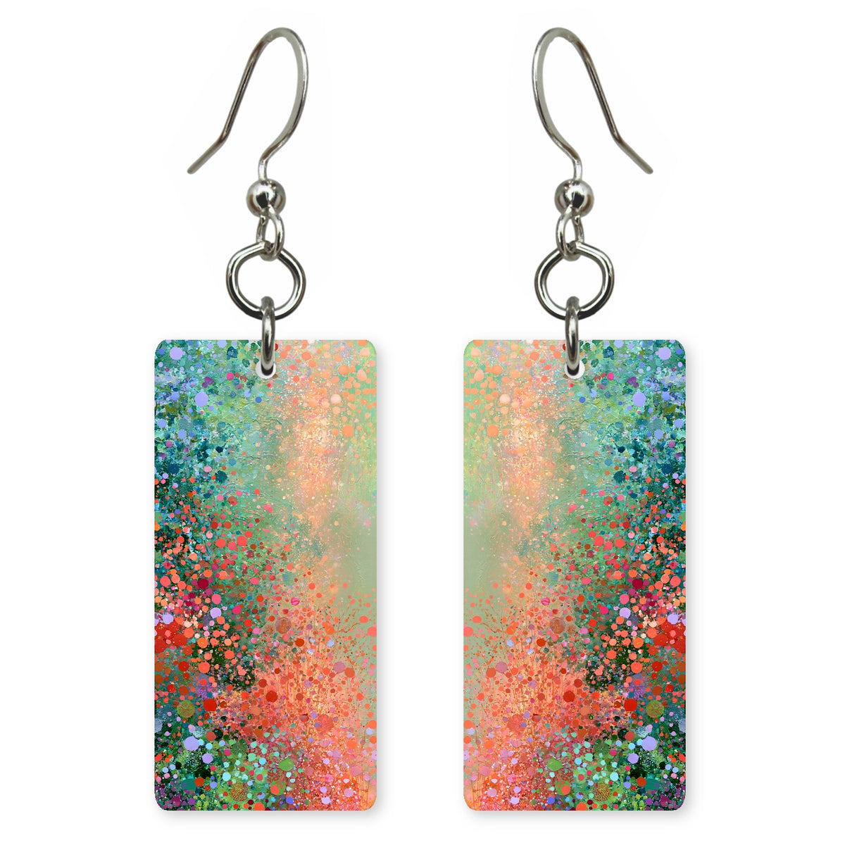 Confetti Coral Gaiety Earrings | FWX2519