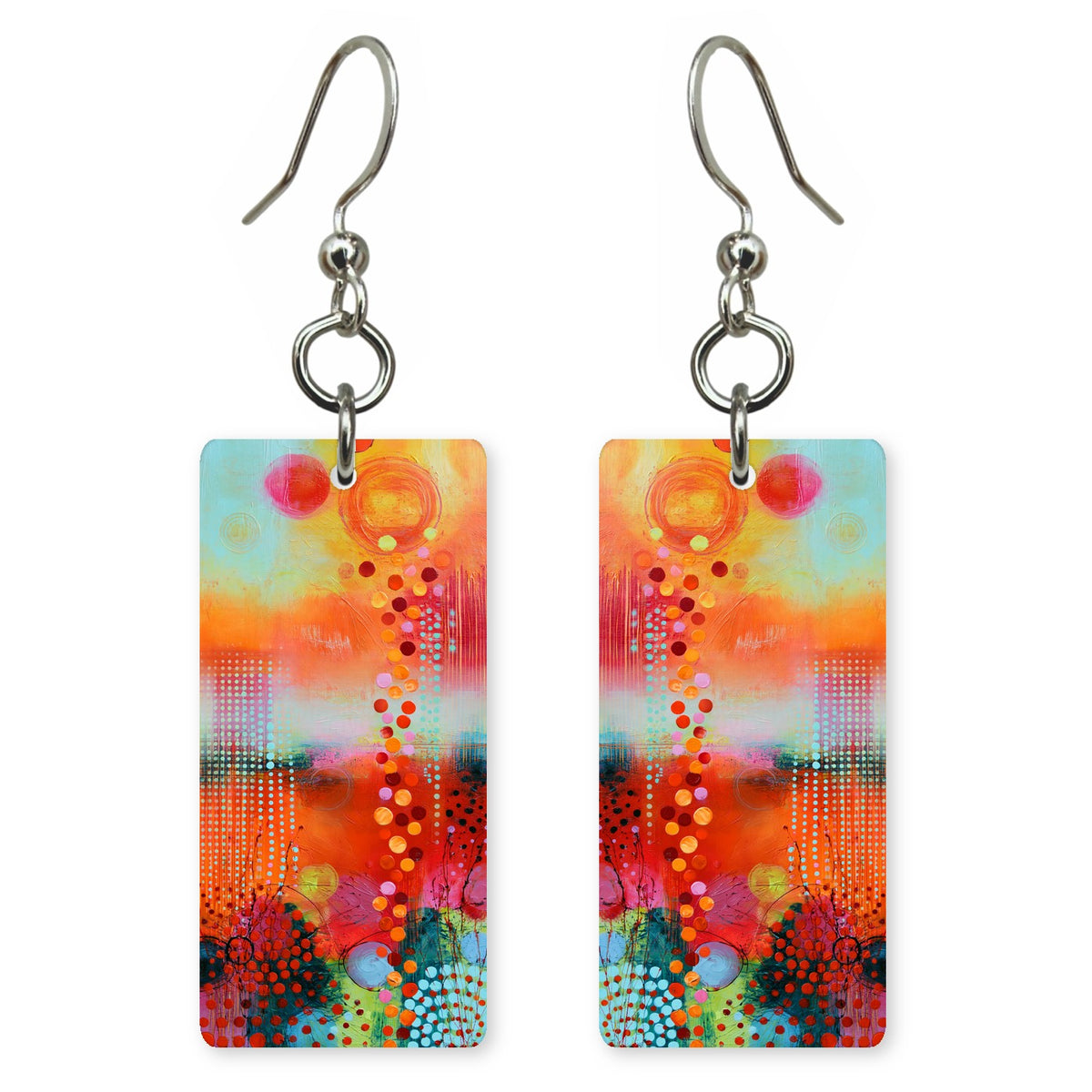 Tomato Turquoise Playfulness Earrings | FWX2522