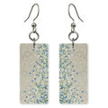 Grey and Periwinkle Remembrance Earrings | FWX252