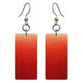 Crimson Fade to Peach Earrings | FWX256