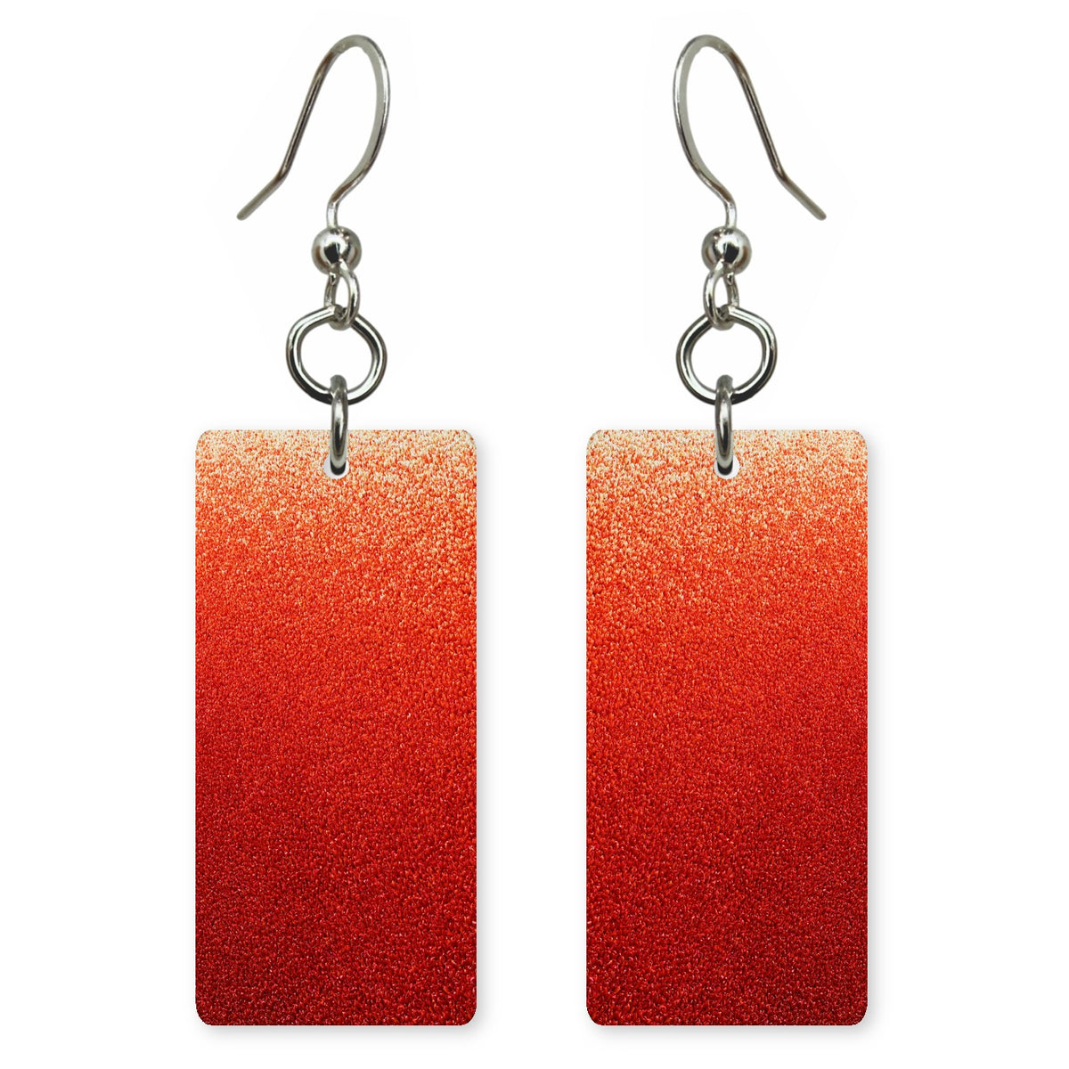 Crimson Fade to Peach Earrings | FWX256