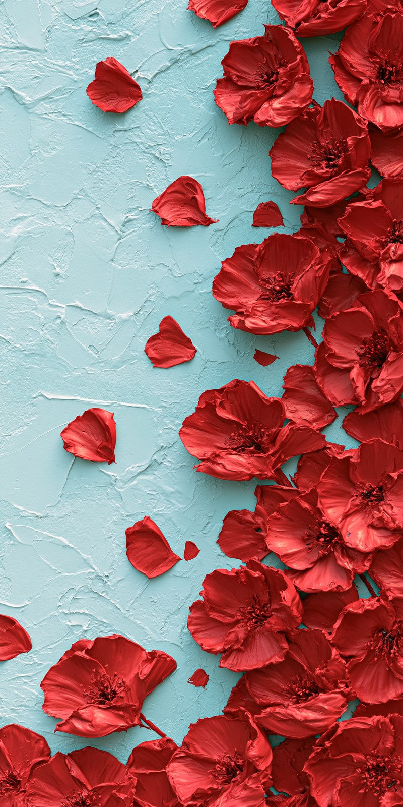 Scarlet Joy on Pale Aqua Earrings | FWX258
