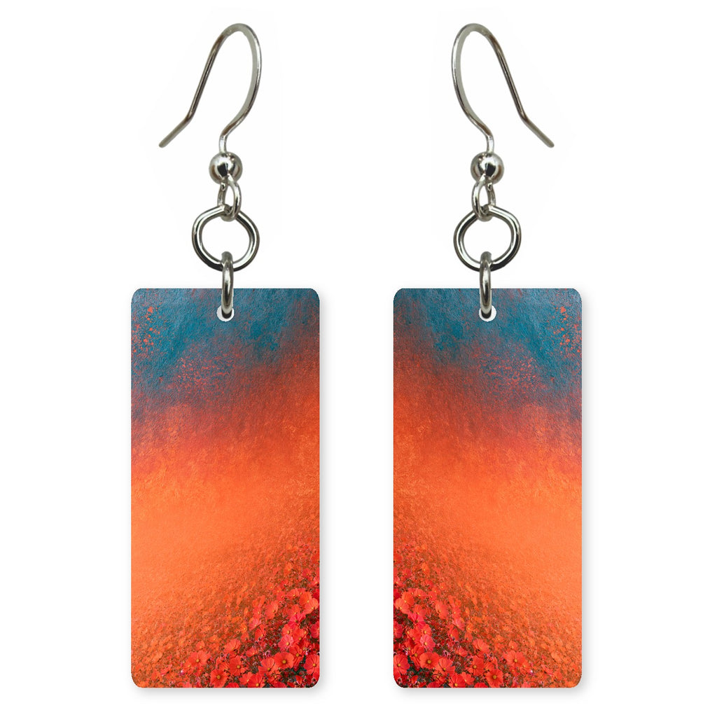 Ember Over Deep Water Earrings | FWX260