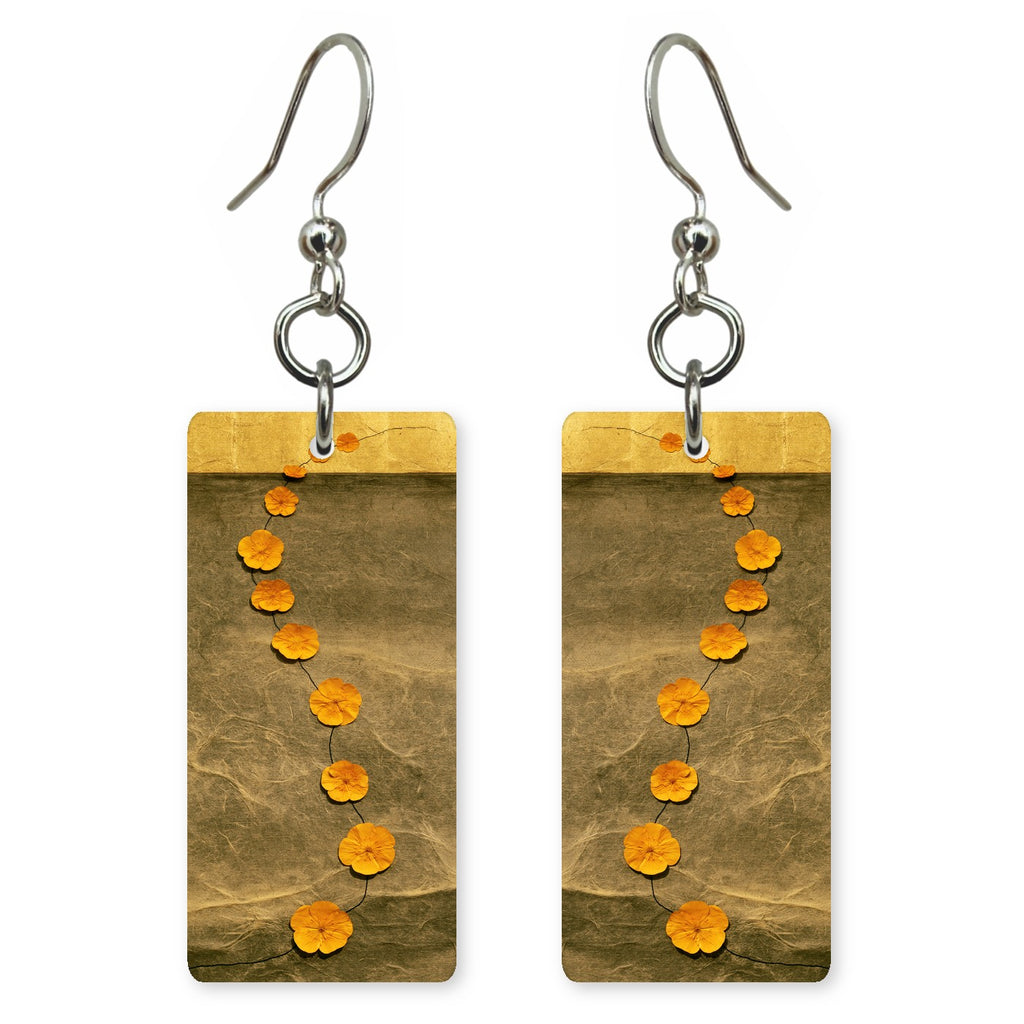 Gold Hope Quietly Earrings | FWX264