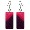 Fuchsia Bold Heart Earrings | FWX266