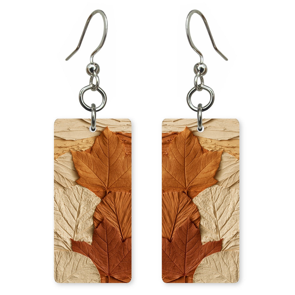 Cream and Caramel Gratitude Earrings | FWX26