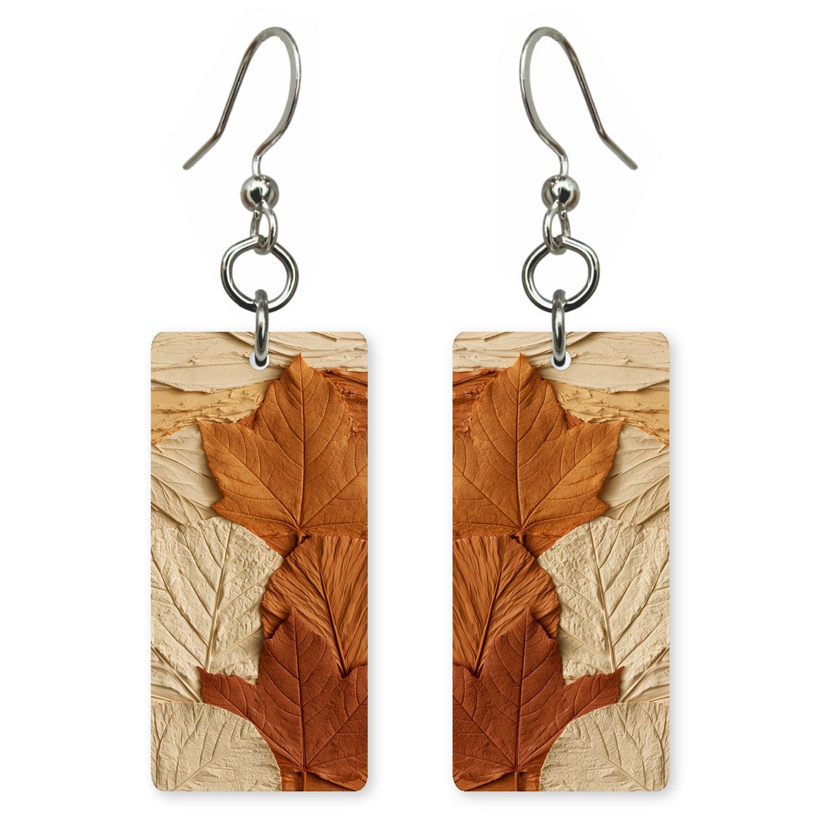 Cream and Caramel Gratitude Earrings | FWX26