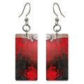 Scarlet Streak Anguish Earrings | FWX273