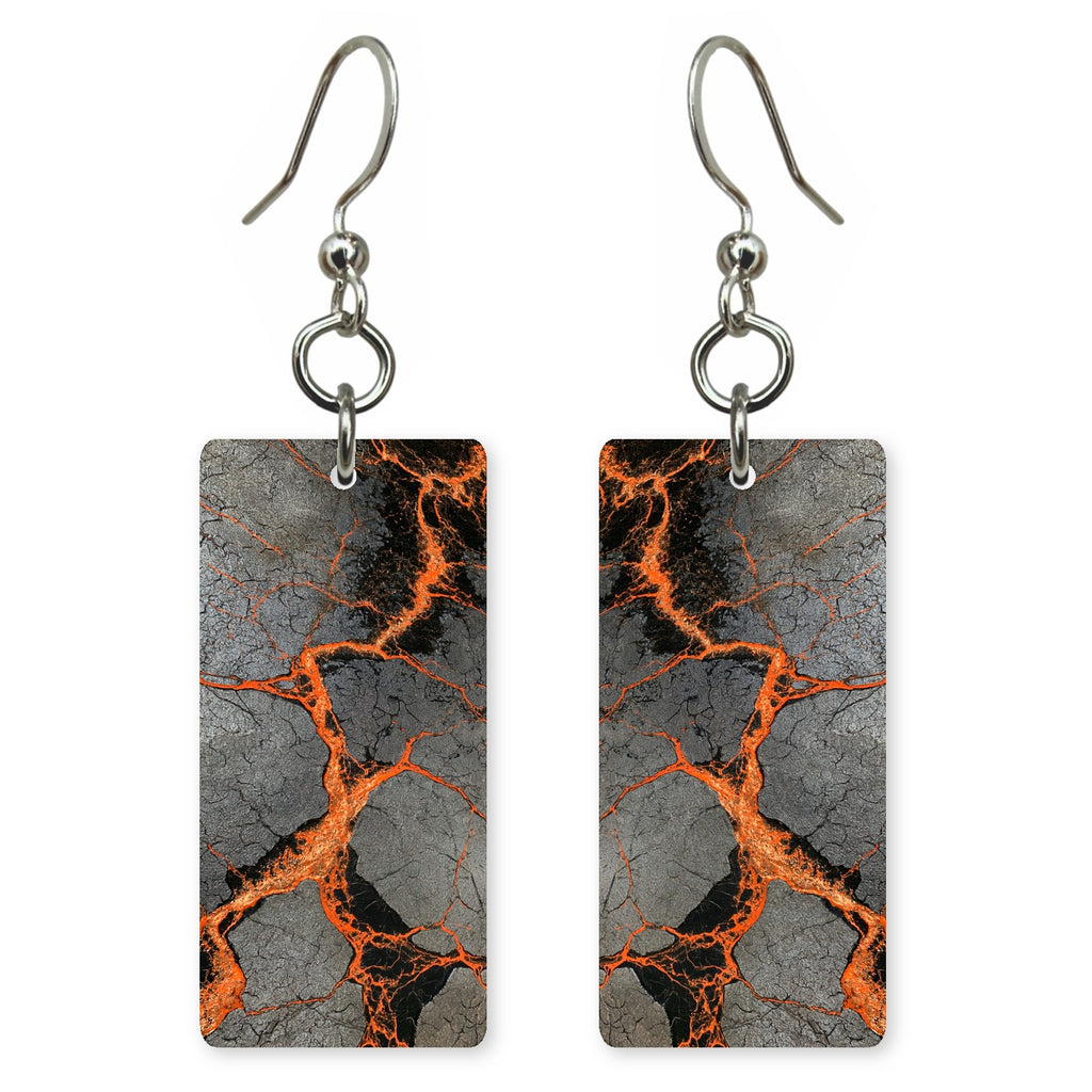 Molten Orange Rage Earrings | FWX274