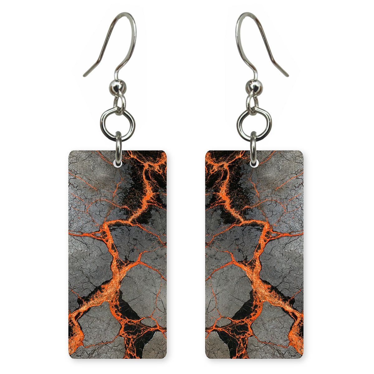 Molten Orange Rage Earrings | FWX274