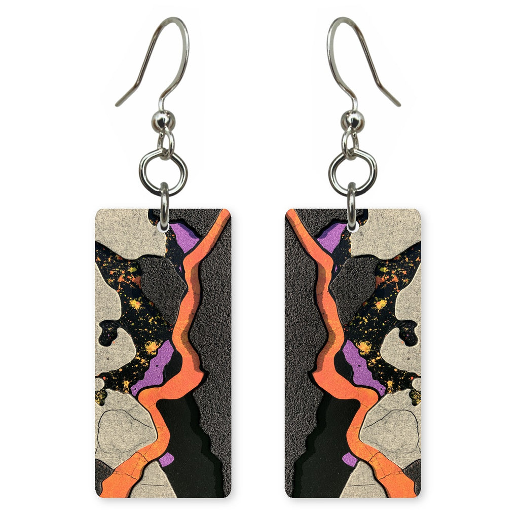 Orange Longing to Escape Earrings | FWX290