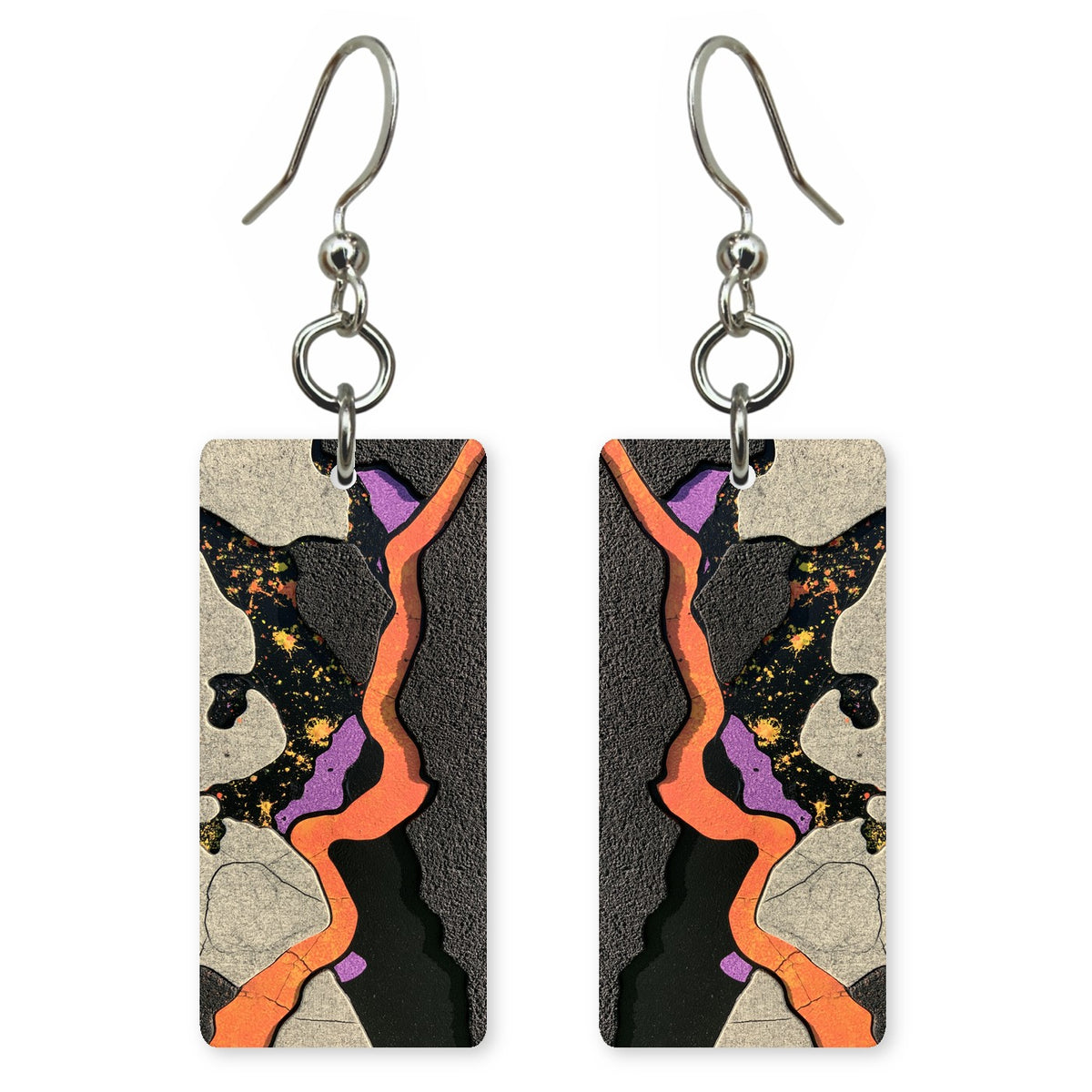 Orange Longing to Escape Earrings | FWX290