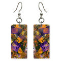 Plum Mustard Frenzy Earrings | FWX294