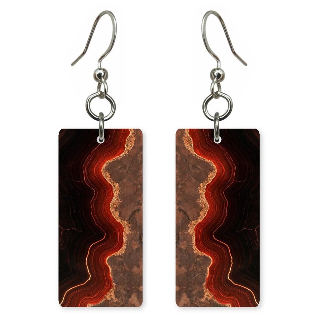 Garnet Patience Carried Earrings | FWX296