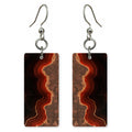 Garnet Patience Carried Earrings | FWX296