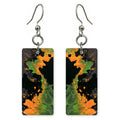 Neon Moss Agitation Earrings | FWX299
