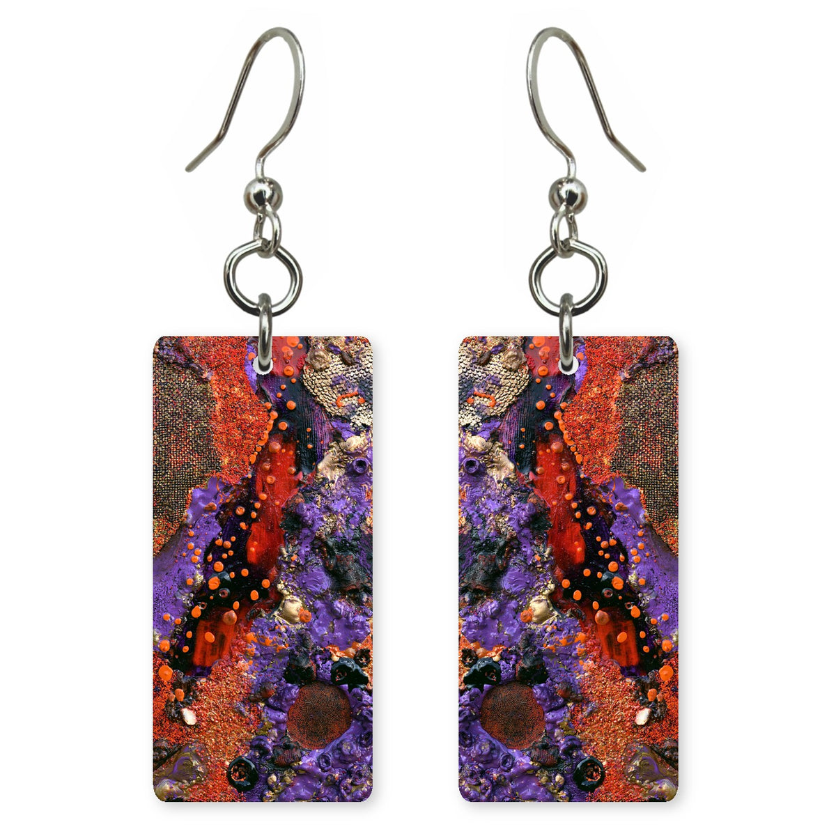 Plum Fever Ache Earrings | FWX304