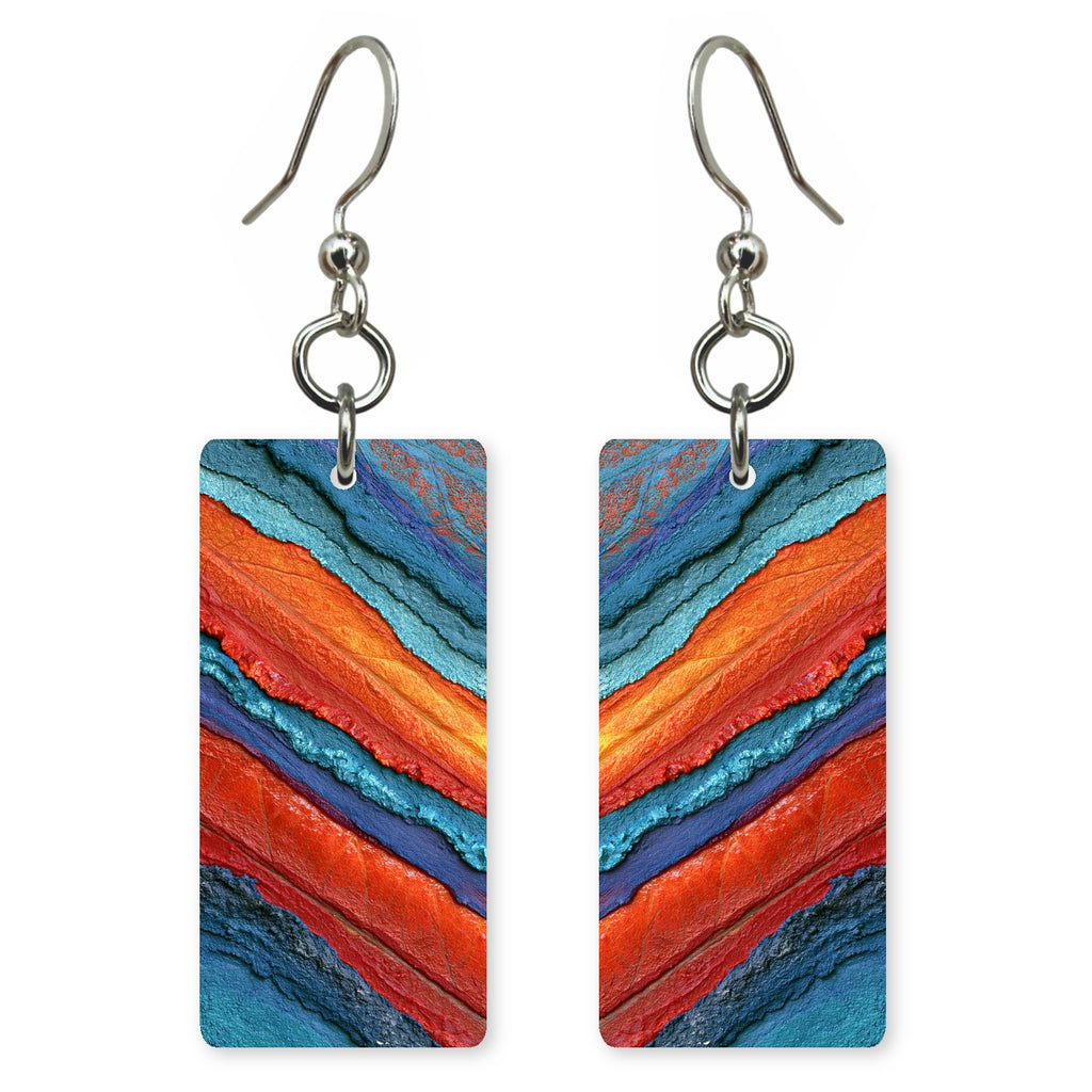 Cobalt and Copper Ache Earrings | FWX30