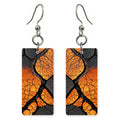 Lava Cracked Open Earrings | FWX311