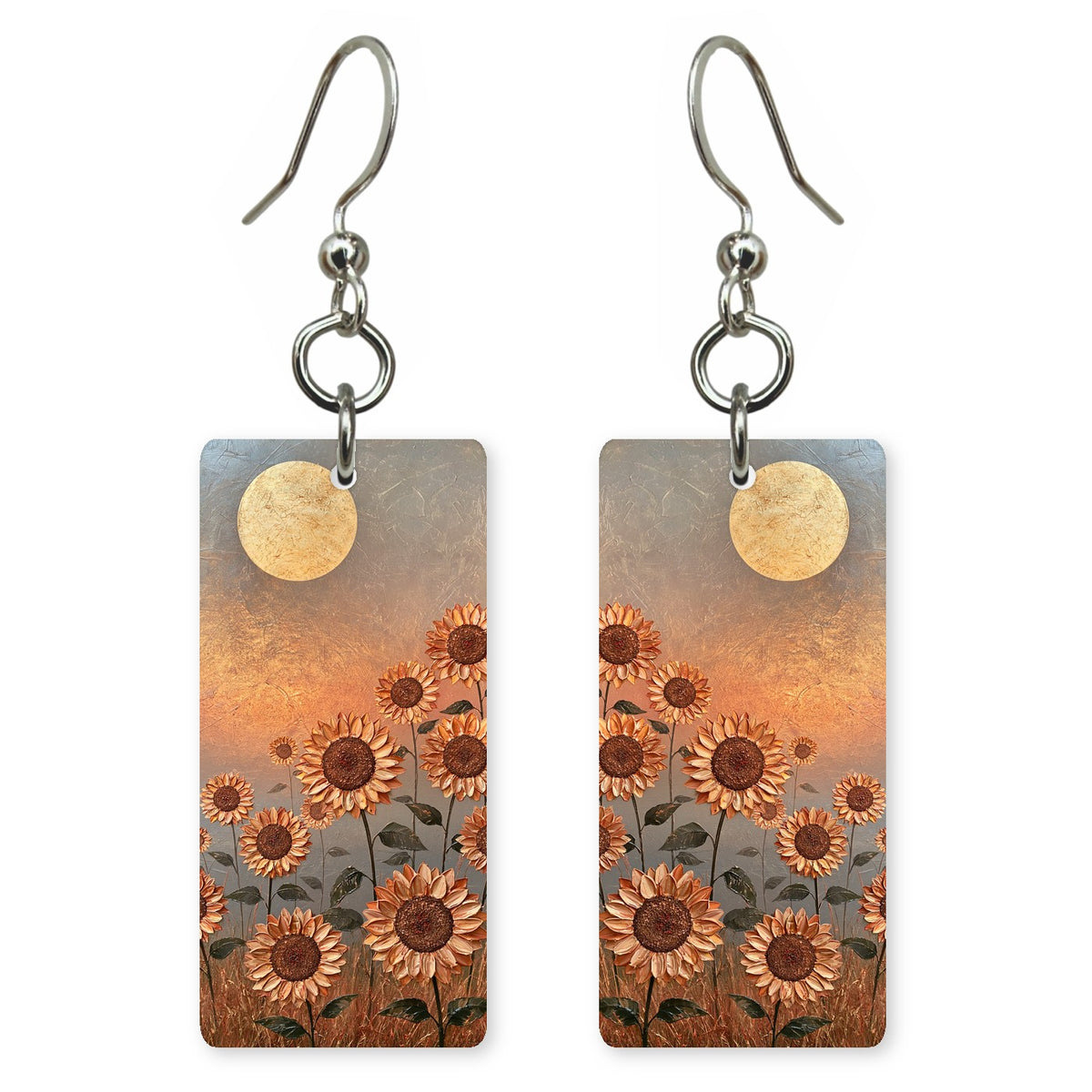 Moonlit Copper Patience Earrings | FWX324