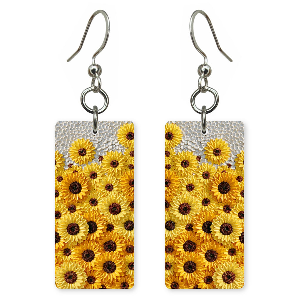 Cream and Golden Gladness Earrings | FWX328