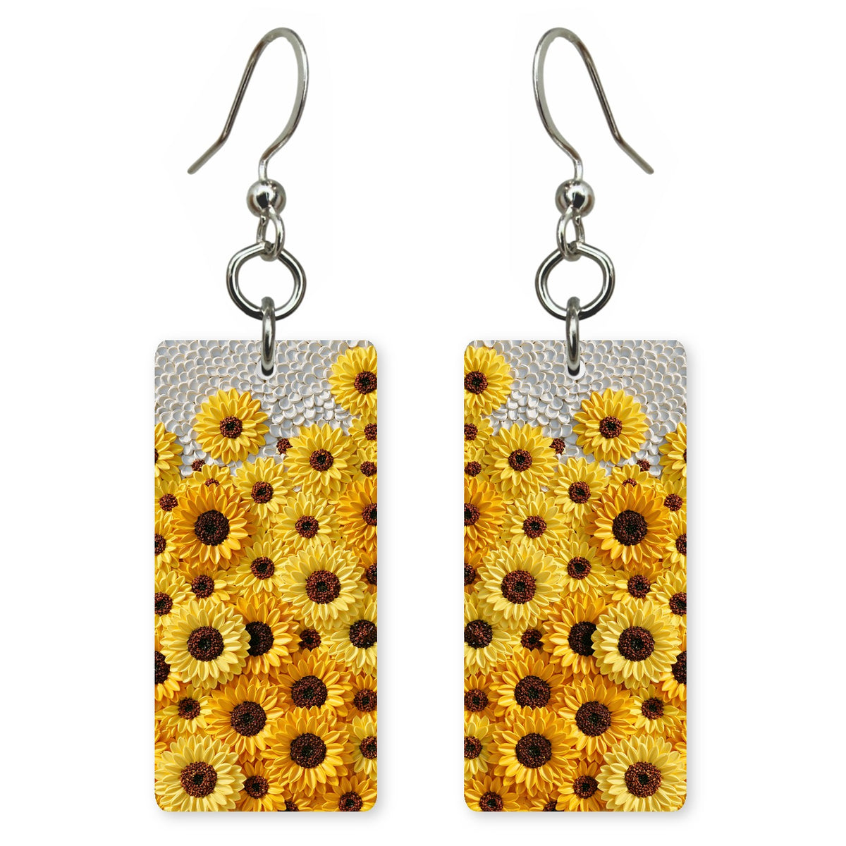 Cream and Golden Gladness Earrings | FWX328