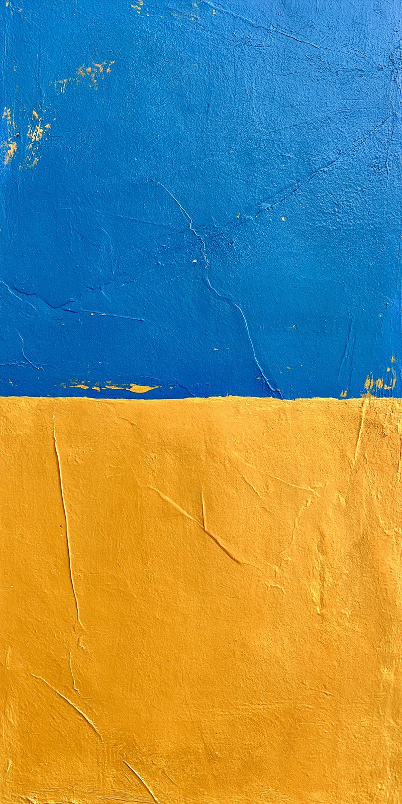 Cobalt Steadiness Over Ochre Earrings | FWX329
