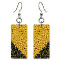 Gold Resilience Meets Shadow Earrings | FWX334