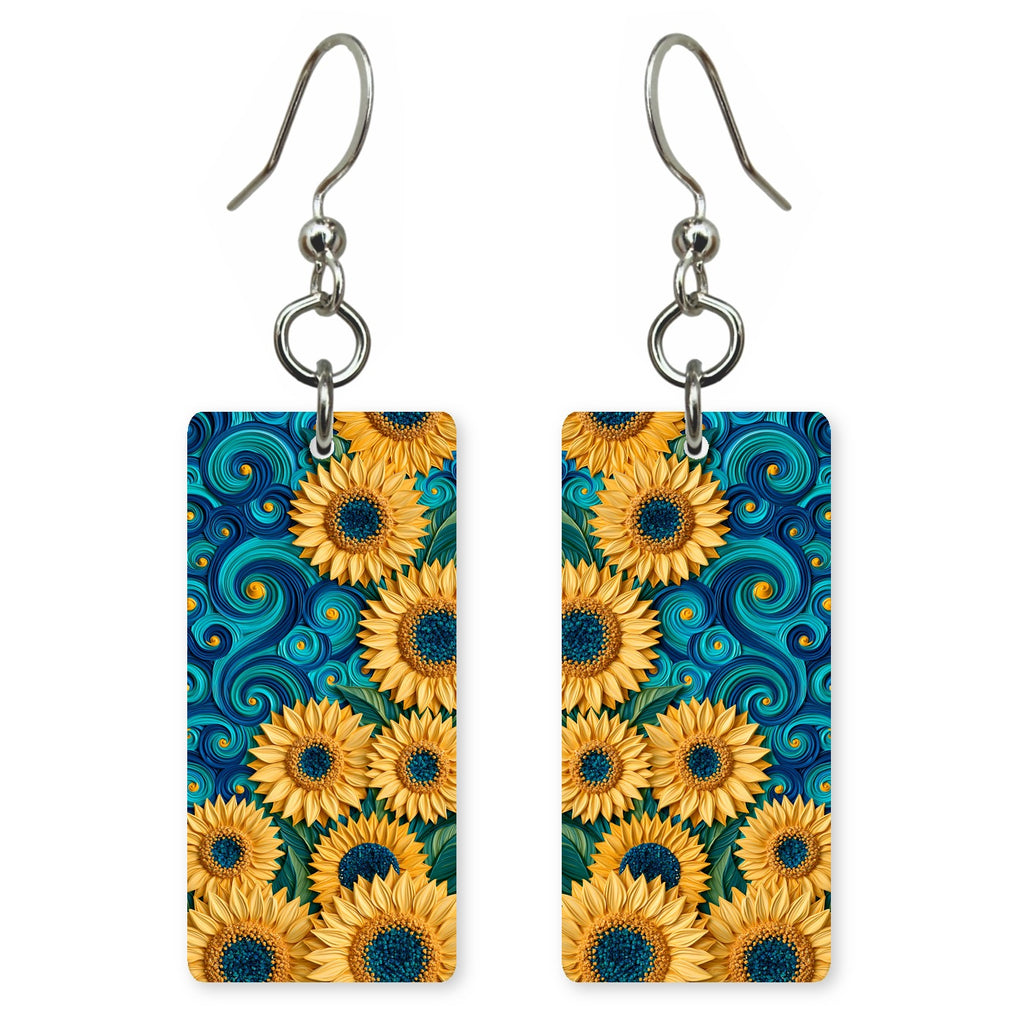 Teal Exuberance Starlit Earrings | FWX336