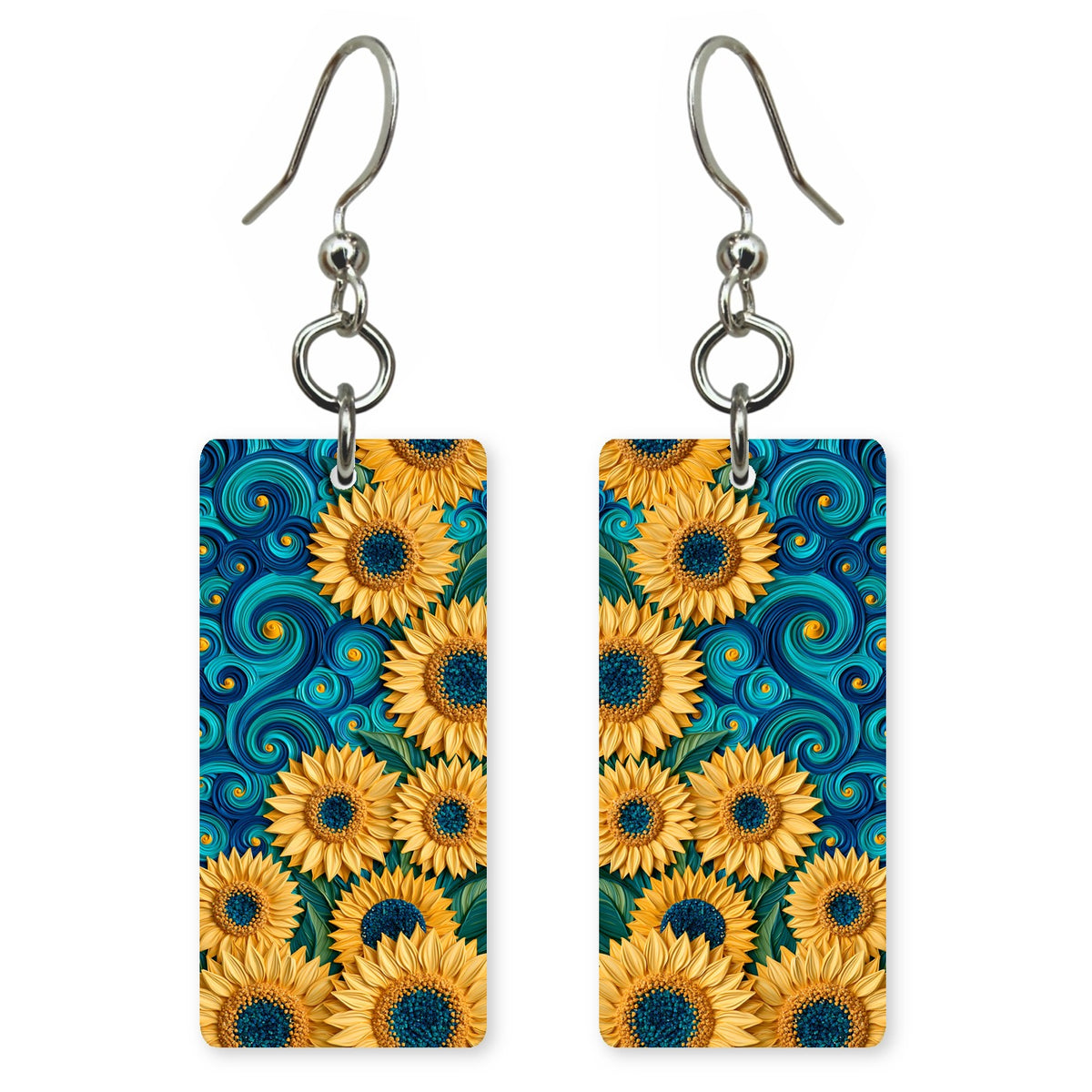 Teal Exuberance Starlit Earrings | FWX336
