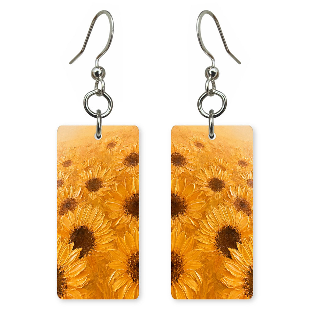 Honey Sunflower Devotion Earrings | FWX339