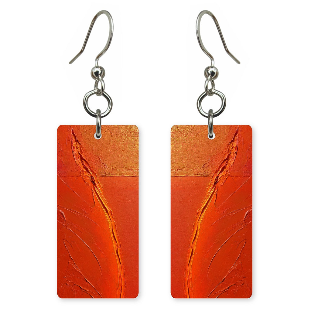 Vermilion Scar Healing Earrings | FWX341