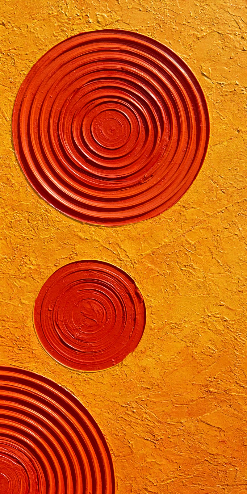 Orange Joy Rippling Earrings | FWX345