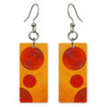 Orange Joy Rippling Earrings | FWX345
