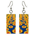 Cobalt and Yellow Anticipation Earrings | FWX347