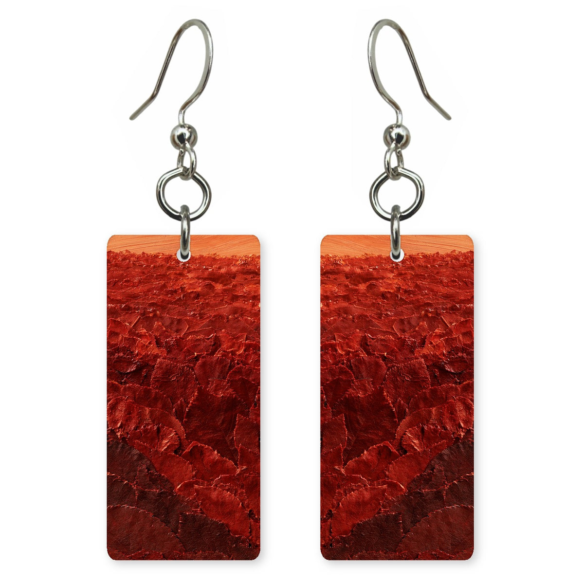 Oxblood and Long Patience Earrings | FWX34