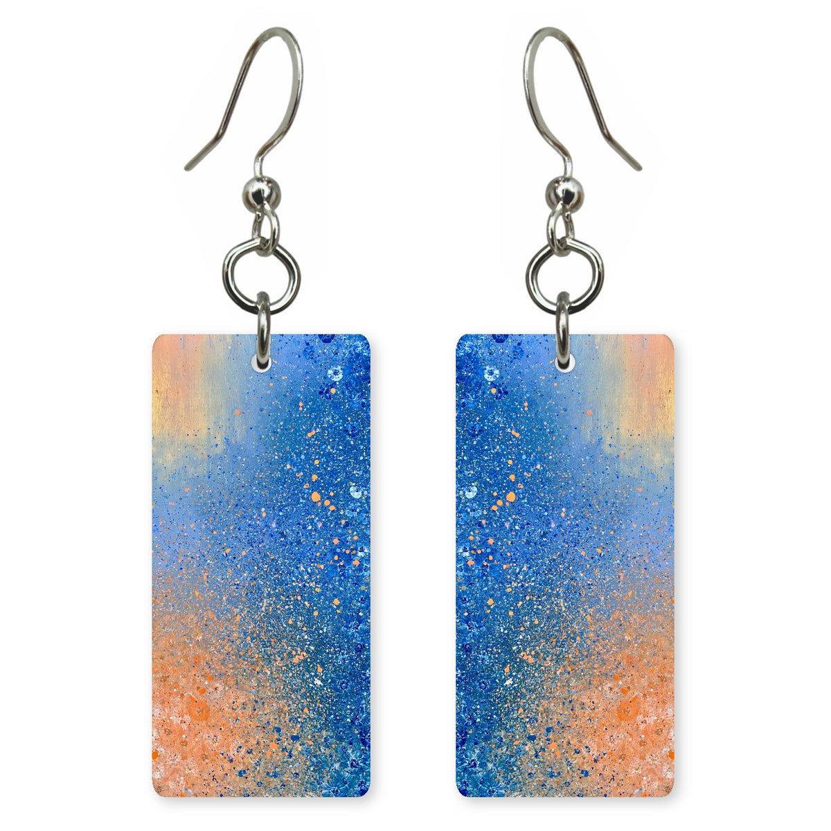 Cobalt Elation at Sunset Earrings | FWX355