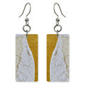 Chalk and Mustard Distance Earrings | FWX361