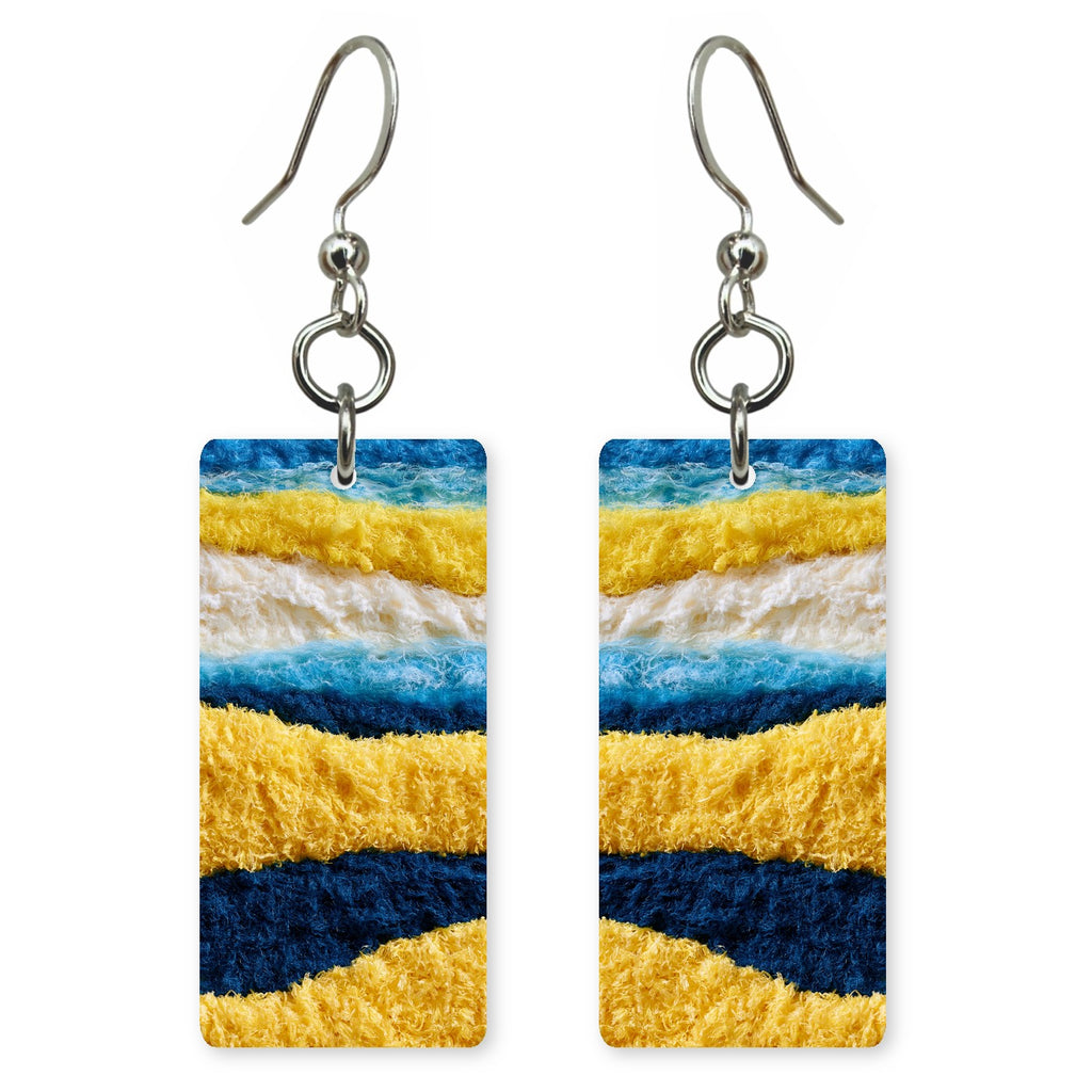 Cobalt Wrapped Comfort Earrings | FWX364