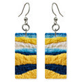 Cobalt Wrapped Comfort Earrings | FWX364
