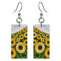 Gold-Green Optimism Earrings | FWX367