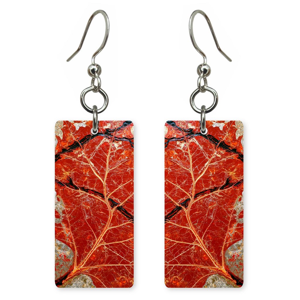 Scarlet Fragile Heart Earrings | FWX36