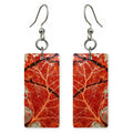 Scarlet Fragile Heart Earrings | FWX36