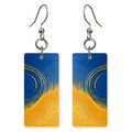 Indigo Change Meets Gold Earrings | FWX381