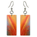 Scarlet Fury Streaking Earrings | FWX387