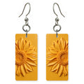 Tangerine Open Heart Earrings | FWX390