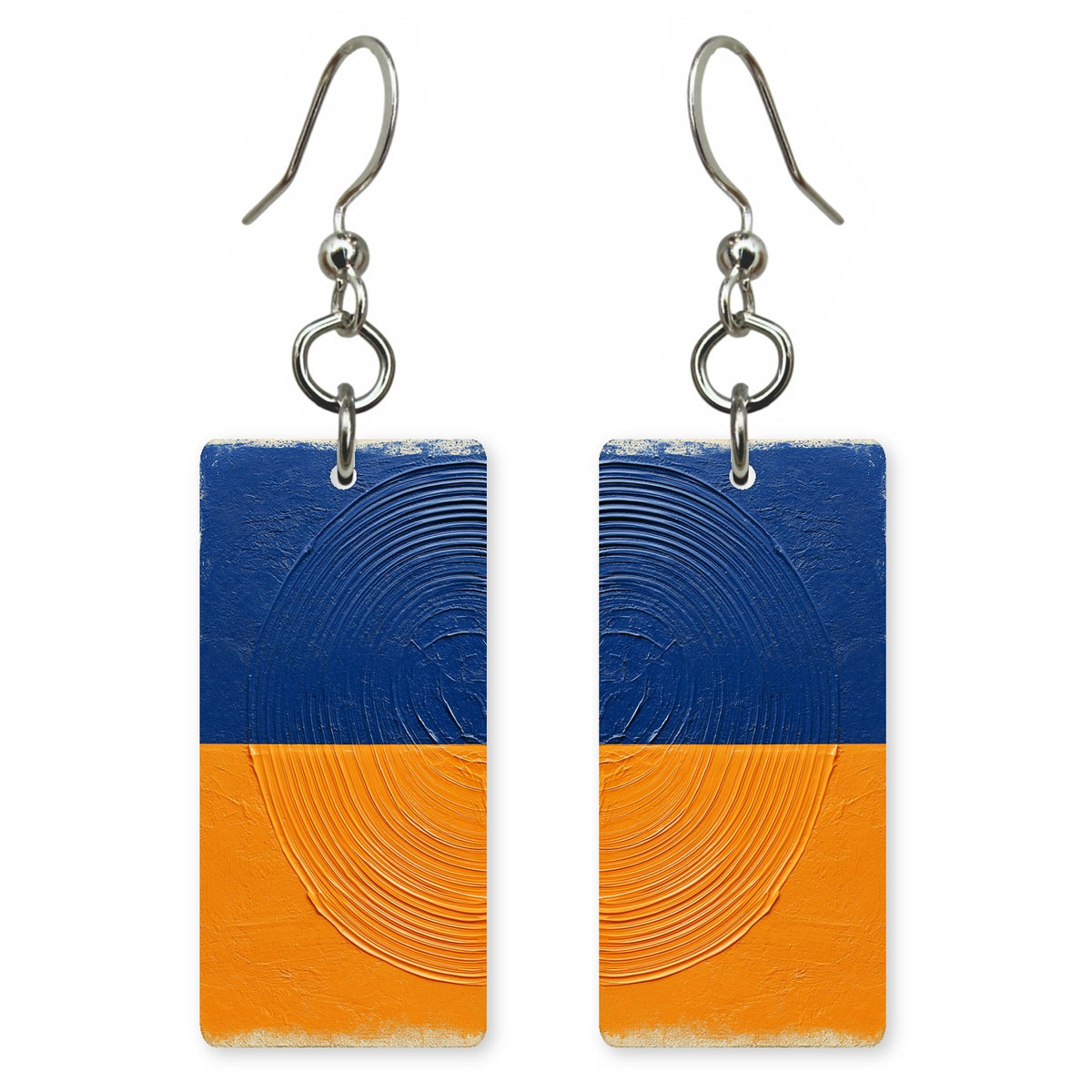 Navy Marigold Two Minds Earrings | FWX400