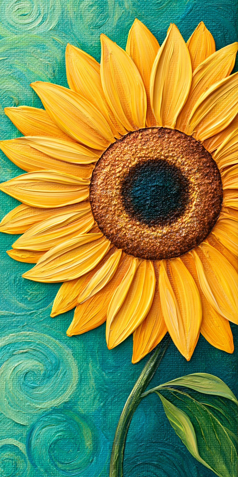 Yellow Pride on Turquoise Earrings | FWX406