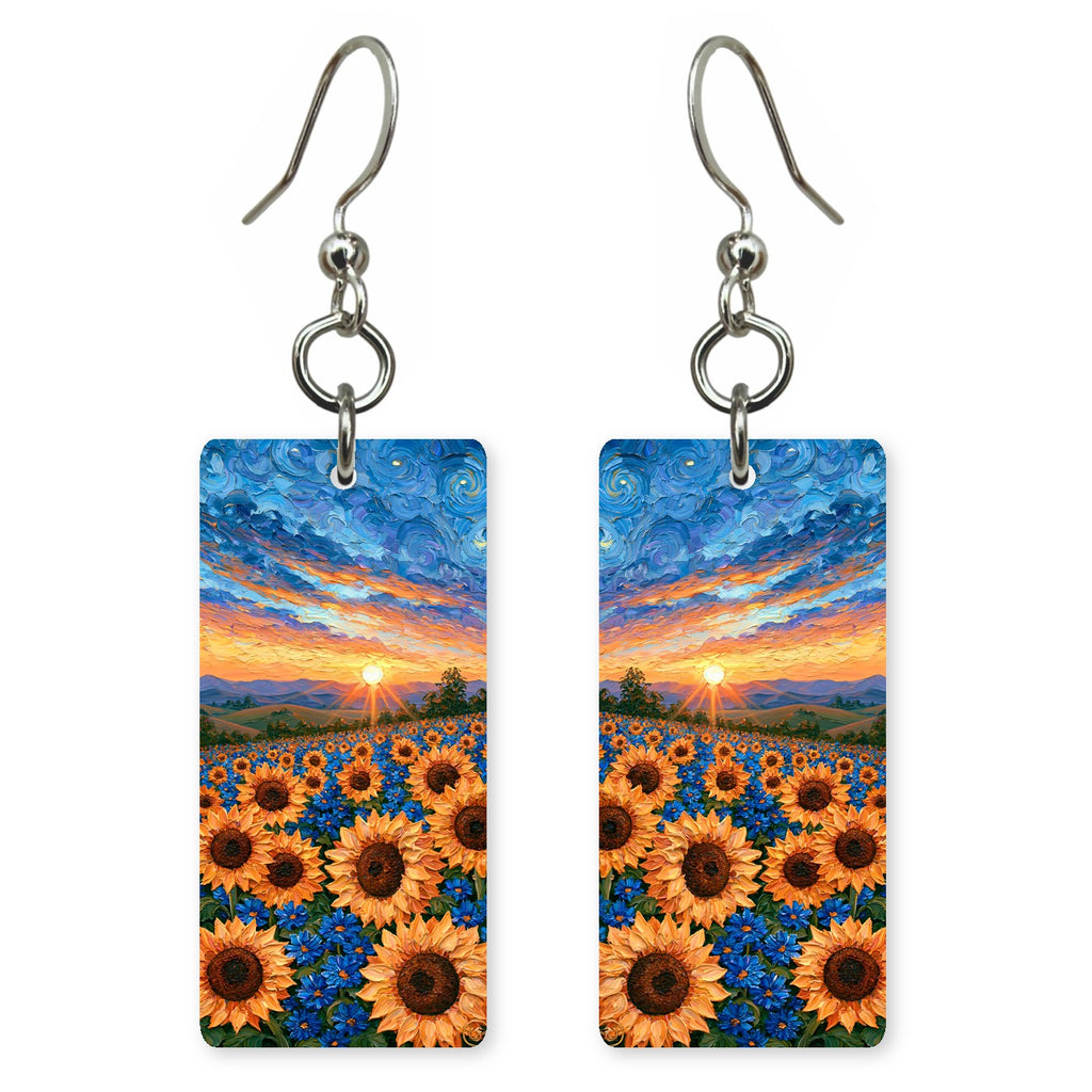 Indigo Rapture at Sundown Earrings | FWX408